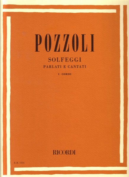 POZZOLI SOLFEGGI PARLATI E CANTATI 1