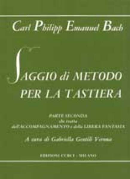 C.P.E.BACH SAGGIO DI METODO PER LA TASTIERA 2