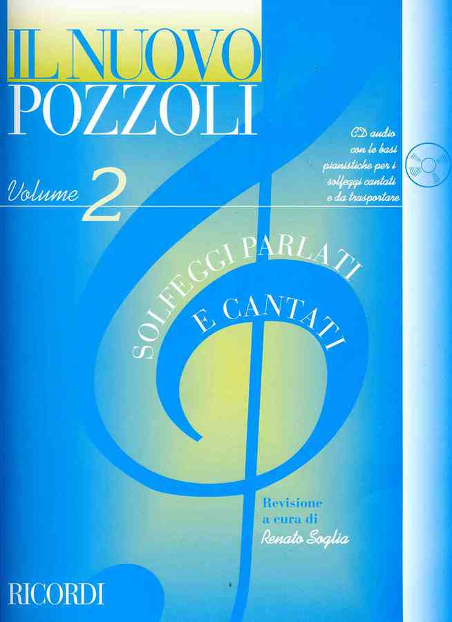 IL NUOVO POZZOLI SOLFEGGI PARLATI E CANTATI 2 CON CD