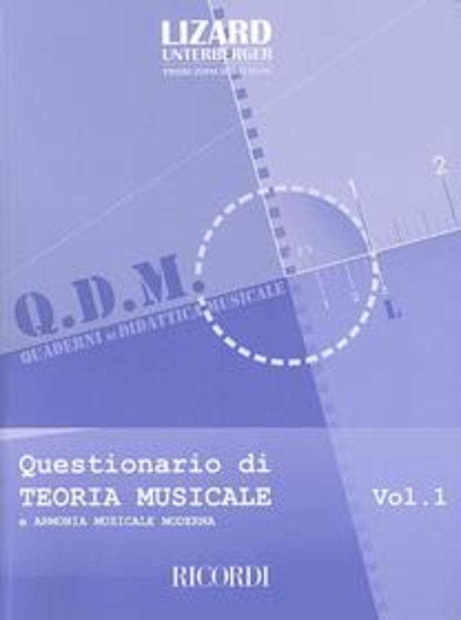 COLLANA LIZARD QUESTIONARIO DI TEORIA MUSICALE 1