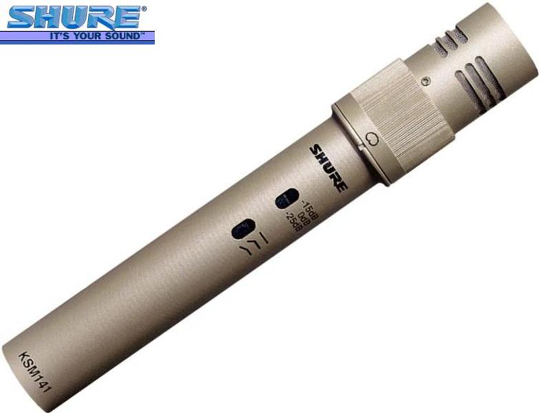 SHURE KSM141-SL MICROFONO CONDENSATORE CARDIODE, OMNIDIREZIONALE