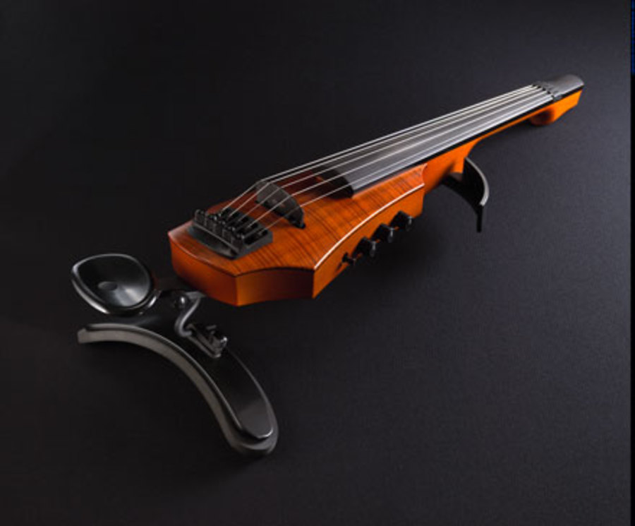 NS Design CR4 Electric Violin 4 Amber Stain