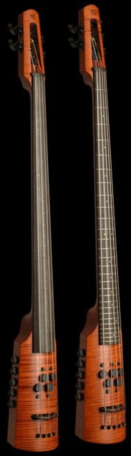 NS Design CR4 Omni Bass 4 Fretless Amber Stain