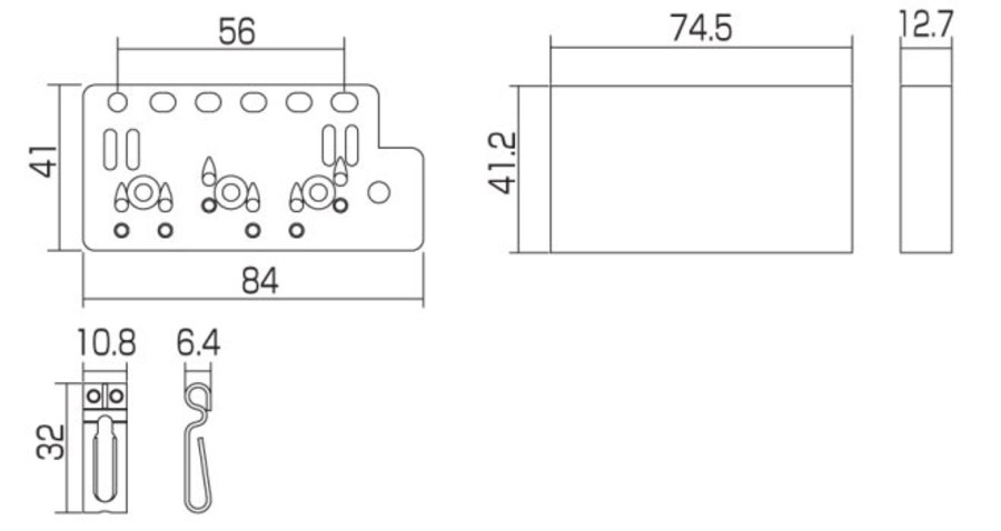 WILKINSON PONTE TREMOLO VSVG CK