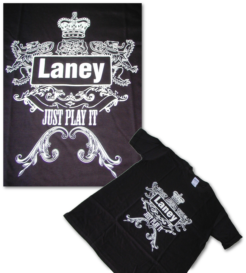 LANEY T-SHIRT JUST PLAY IT COLOR BLACK