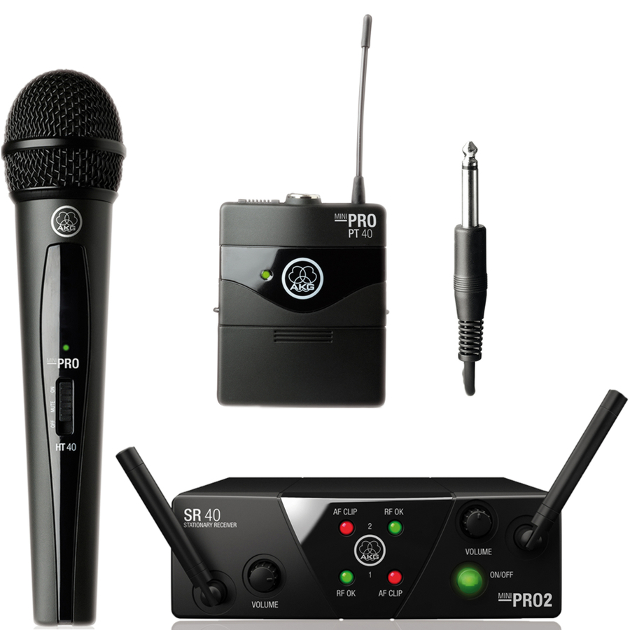 AKG WMS 40 PRO MINI 2 DUAL VOCAL + INSTRUMENT SET