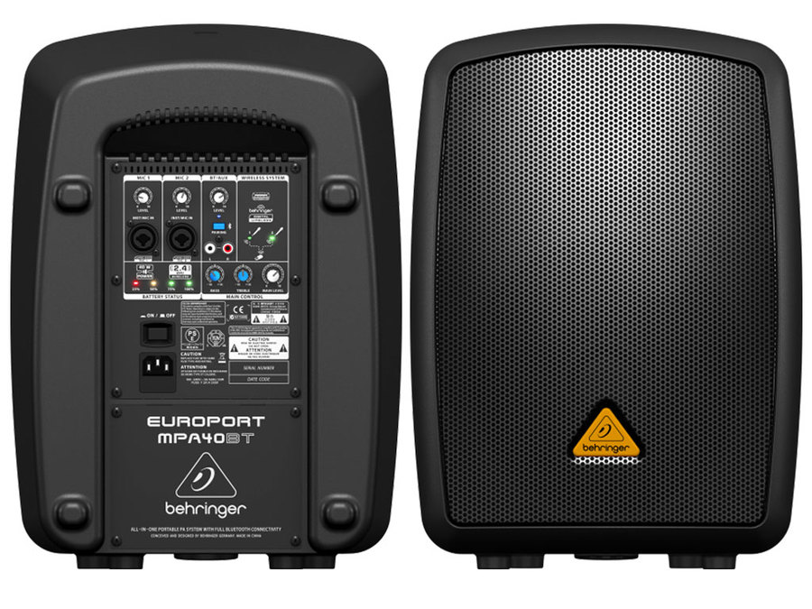 BEHRINGER MPA40 BT DIFFUSORE PORTATILE MULTIUSO