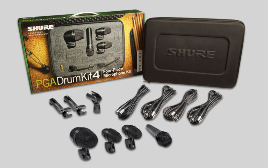 SHURE PGADRUMKIT4 KIT DA 4 MICROFONI PER BATTERIA