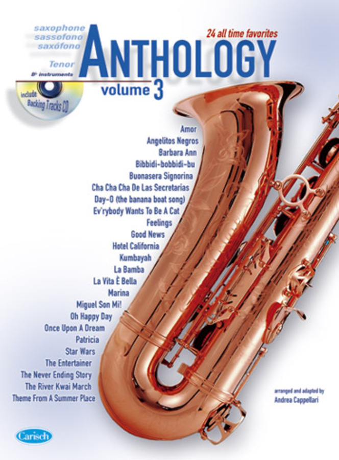 ANTHOLOGY SAX TENORE 3 CON CD ML 2954