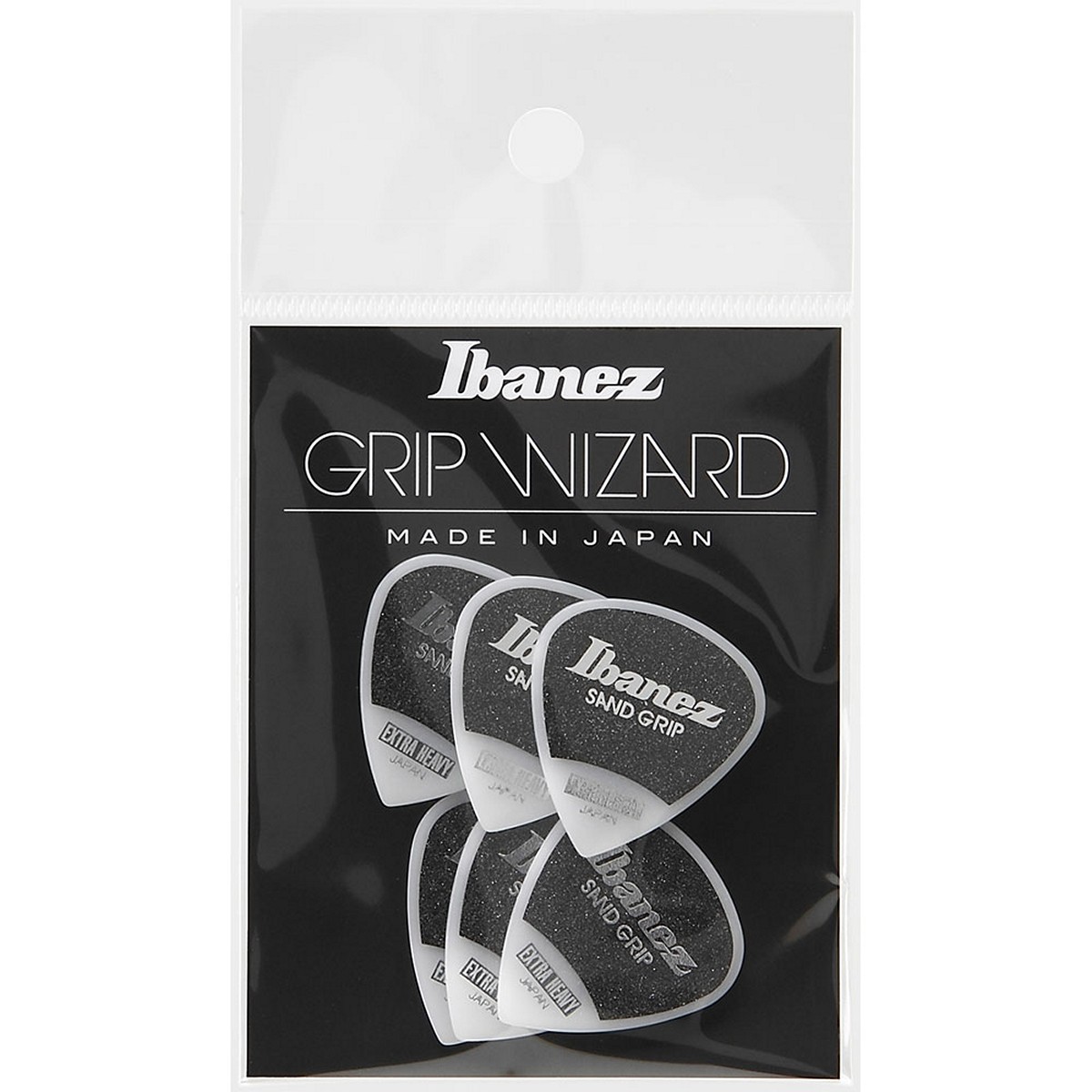 IBANEZ PPA16XSG-WH - CONF. 6 PLETTRI EXRTA H - GRIP SABBIATO - BIANCO