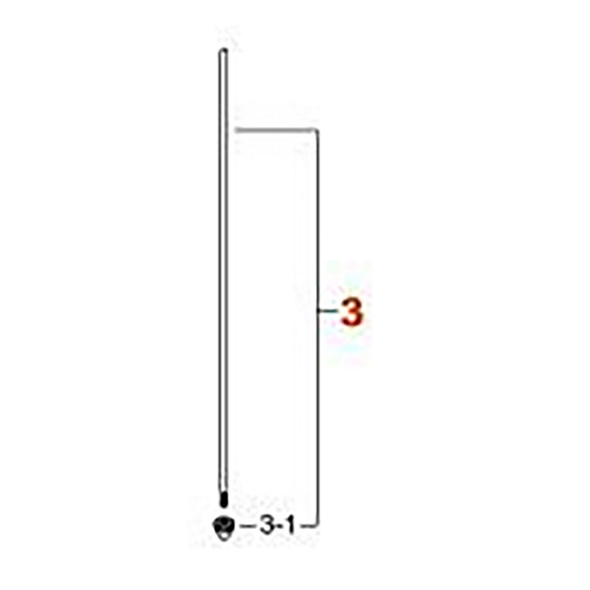 TAMA HH905-3 - ASTINA INTERNA PER ASTE HI-HAT HH915(N/D), HH905(N/D), HH805(N/D), HH75WN