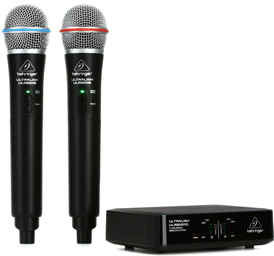 BEHRINGER ULM 302 MIC COPPIA RADIOMIKE A MANO