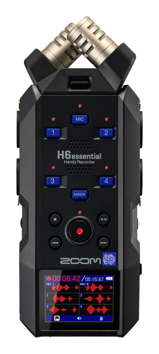 ZOOM H6E - REGISTRATORE DIGITALE 6 TRACCE 32 BIT FLOATING POINT