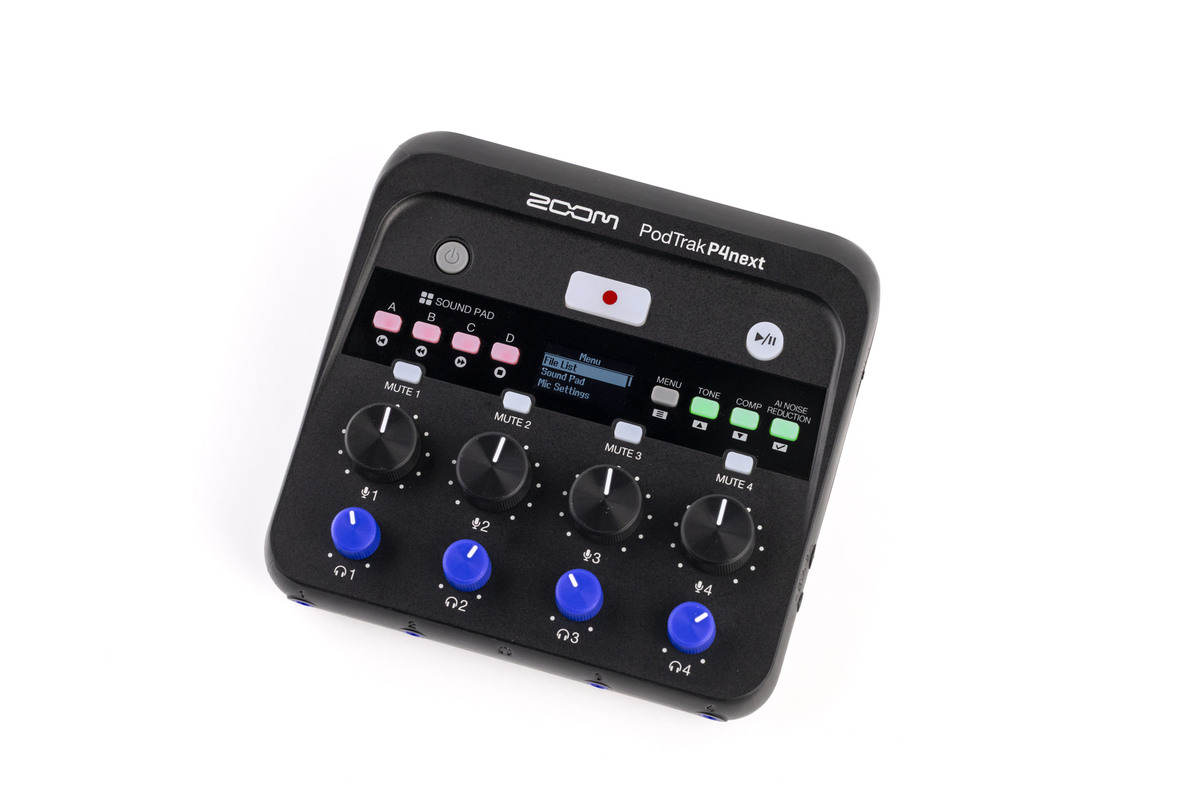ZOOM P4NEXT - REGISTRATORE/INTERFACCIA AUDIO PORTATILE PER PODCAST ZOOM P4NEXT - REGISTRATORE/INTERFACCIA AUDIO PORTATILE PER PODCAST