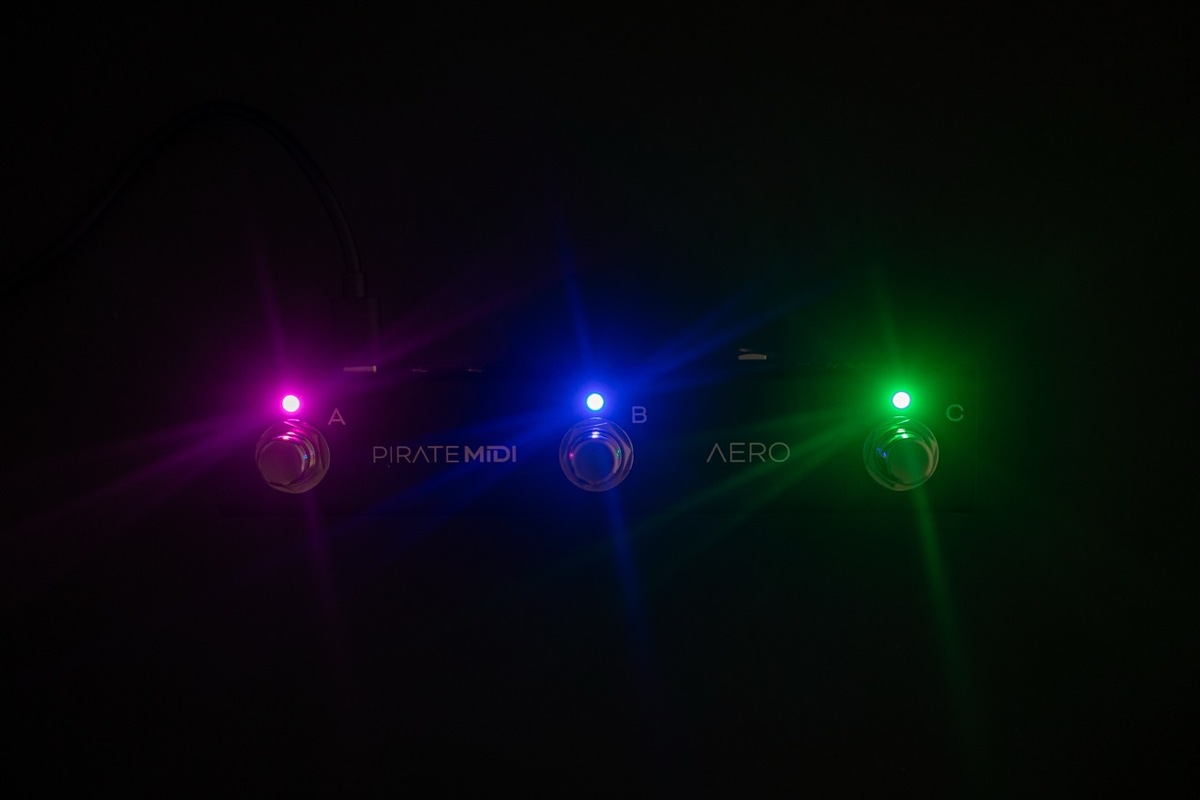 PIRATE MIDI AERO - FOOTSWITCH AUSILIARIO MIDI