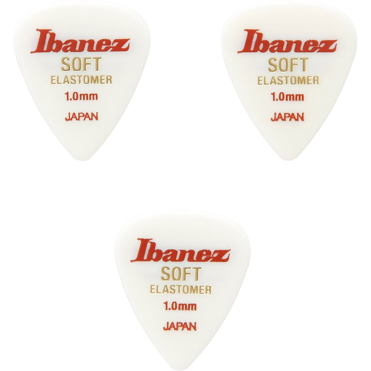 IBANEZ BEL14ST10 - CONFEZIONE 3 PLETTRI SOFT