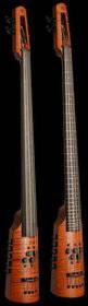 NS Design CR4 Omni Bass Fretted 4 Amber Stain