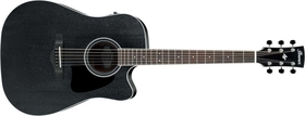 IBANEZ AW84CE-WK WEATHERED BLACK