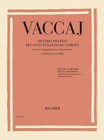 VACCAJ METODO PRATICO PER CANTO contralto baritono