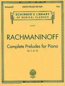 RACHMANINOFF COMPLETE PRELUDES FOR PIANO OP 3,23,32