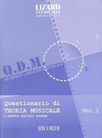 COLLANA LIZARD QUESTIONARIO DI TEORIA MUSICALE 1