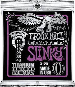 Ernie Ball 3120 RPS Coated Titanium Power Slinky 11-48