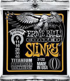 Ernie Ball 3122 RPS Coated Titanium Hybrid Slinky 9-46
