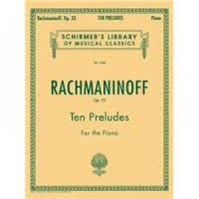 RACHMANINOFF TEN PRELUDES OP. 23