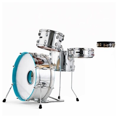 DIXON PODL520RGB1 - SHELL KIT - FINITURA RGB - C/SPECIALE ”BLACK BADGE” E RISONANTE CASSA (C/O-RING) ”CHROME”