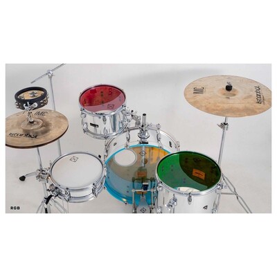 DIXON PODL520RGB1 - SHELL KIT - FINITURA RGB - C/SPECIALE ”BLACK BADGE” E RISONANTE CASSA (C/O-RING) ”CHROME”