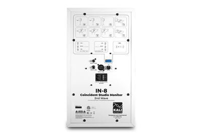 KALI AUDIO IN-8W V2 - MONITOR DA STUDIO TRIAMPLIFICATO 8” - BIANCO