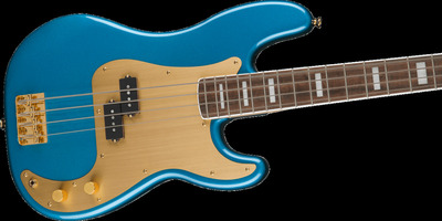 SQUIER PRECISION BASS 40TH ANNIVERSARY GOLD EDITION