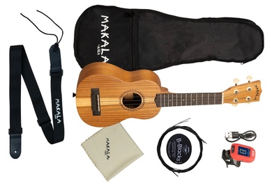 KALA MK-S-IA-PACK - "Indonesian Acacia" - Pack ukulele soprano KALA MK-S-IA-PACK - "Indonesian Acacia" - Pack ukulele soprano