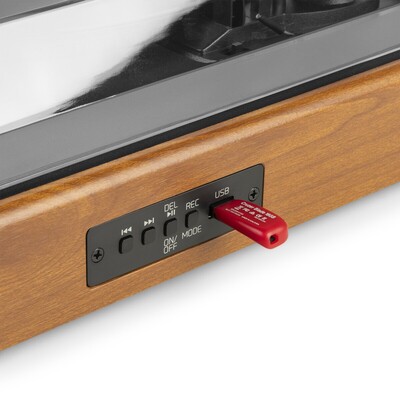 AUDIZIO RP335 Vintage Record Player with speakers Wood