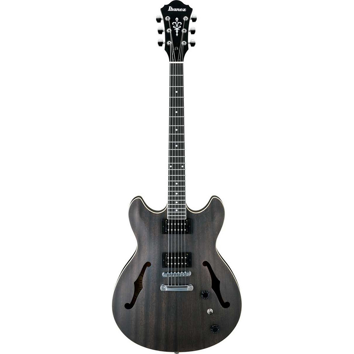 IBANEZ AS53-TKF TRANSPARENT BLACK FLAT