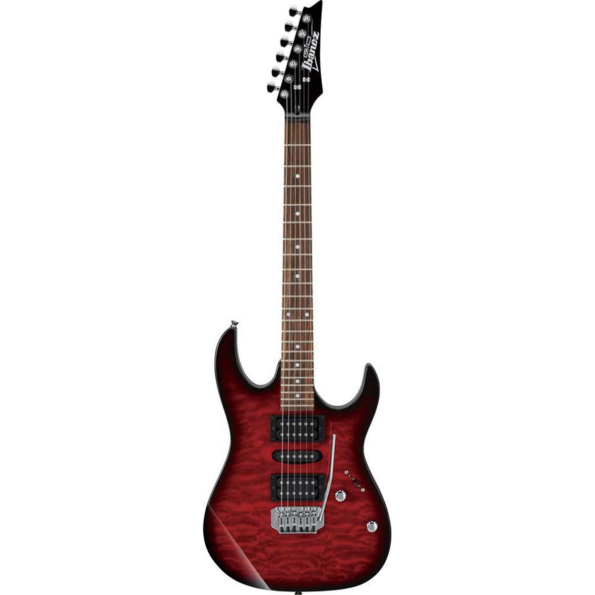 IBANEZ GRX70QA-TRB TRANSPARENT RED BURST