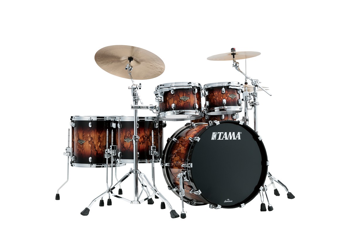 TAMA WBS52RZS-MBR - SHELL KIT - FINITURA MOLTEN BROWN BURST