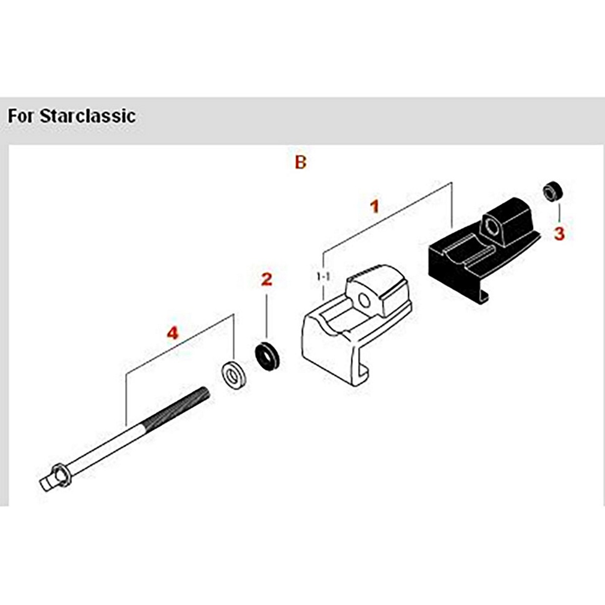 TAMA MCHSCRN - GRAFFA + PROTETTORE IN GOMMA PER CASSA STARCLASSIC E SILVERSTAR - CROMATO